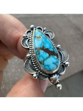 Turquoise Mountain Sterling Silver Custom Ring